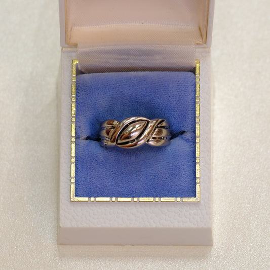Chunky Silver Knot Ring