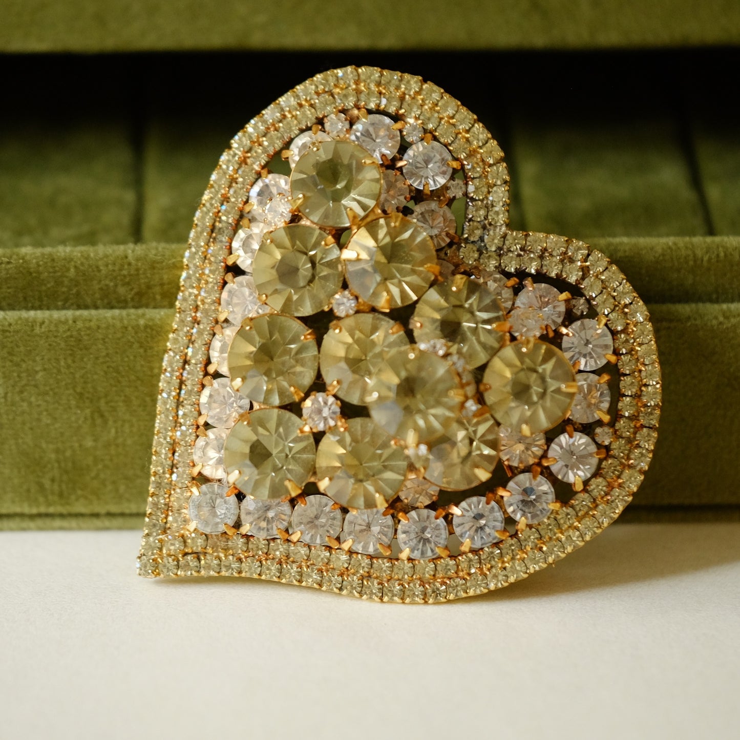 Vintage Robert Sorrell Originals Heart Brooch 1990s