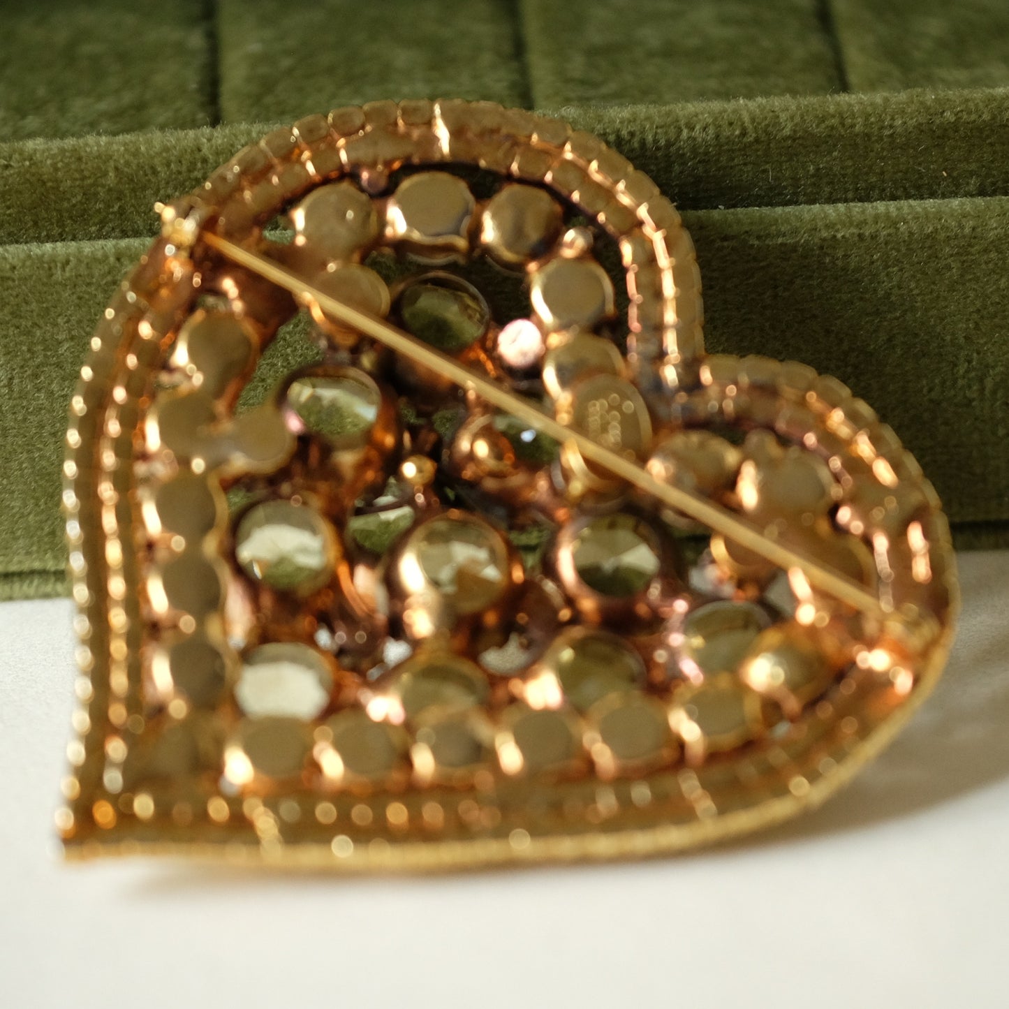 Vintage Robert Sorrell Originals Heart Brooch 1990s
