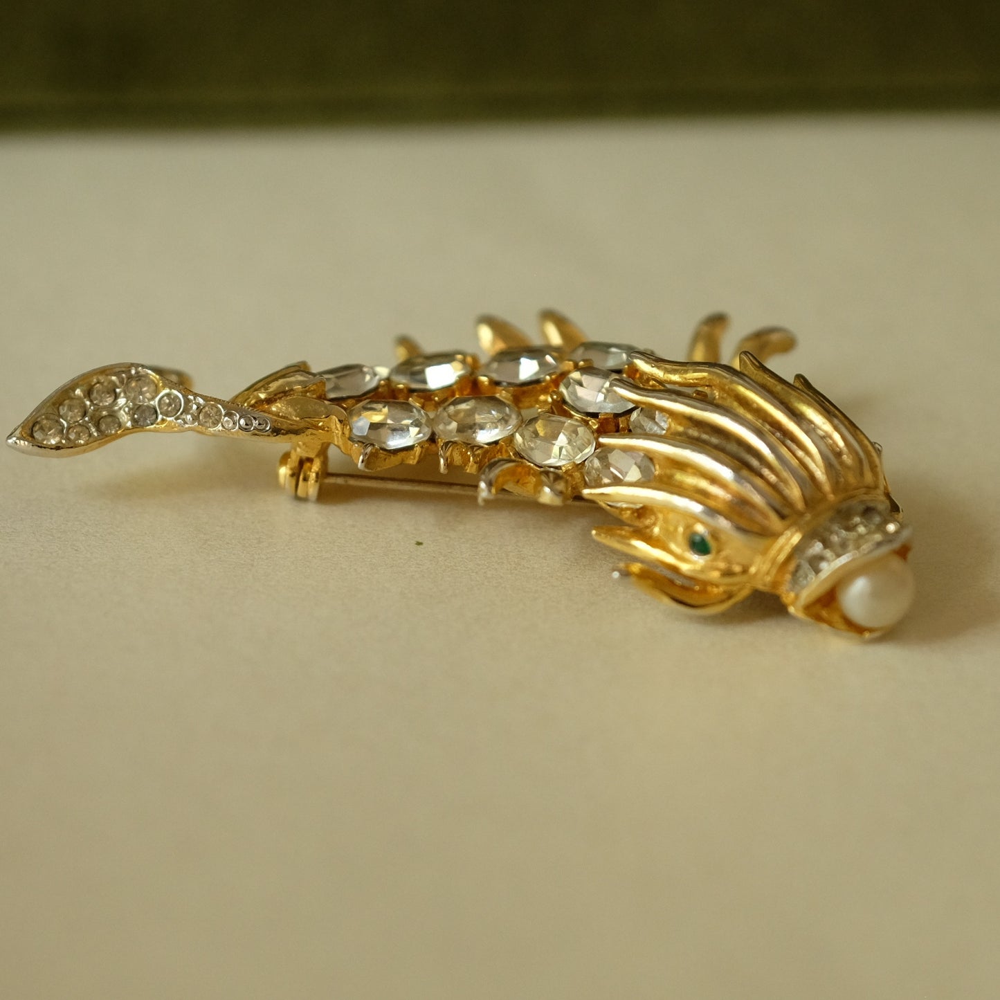 Kenneth Jay Lane Fantasy Animal Fish Brooch 1967