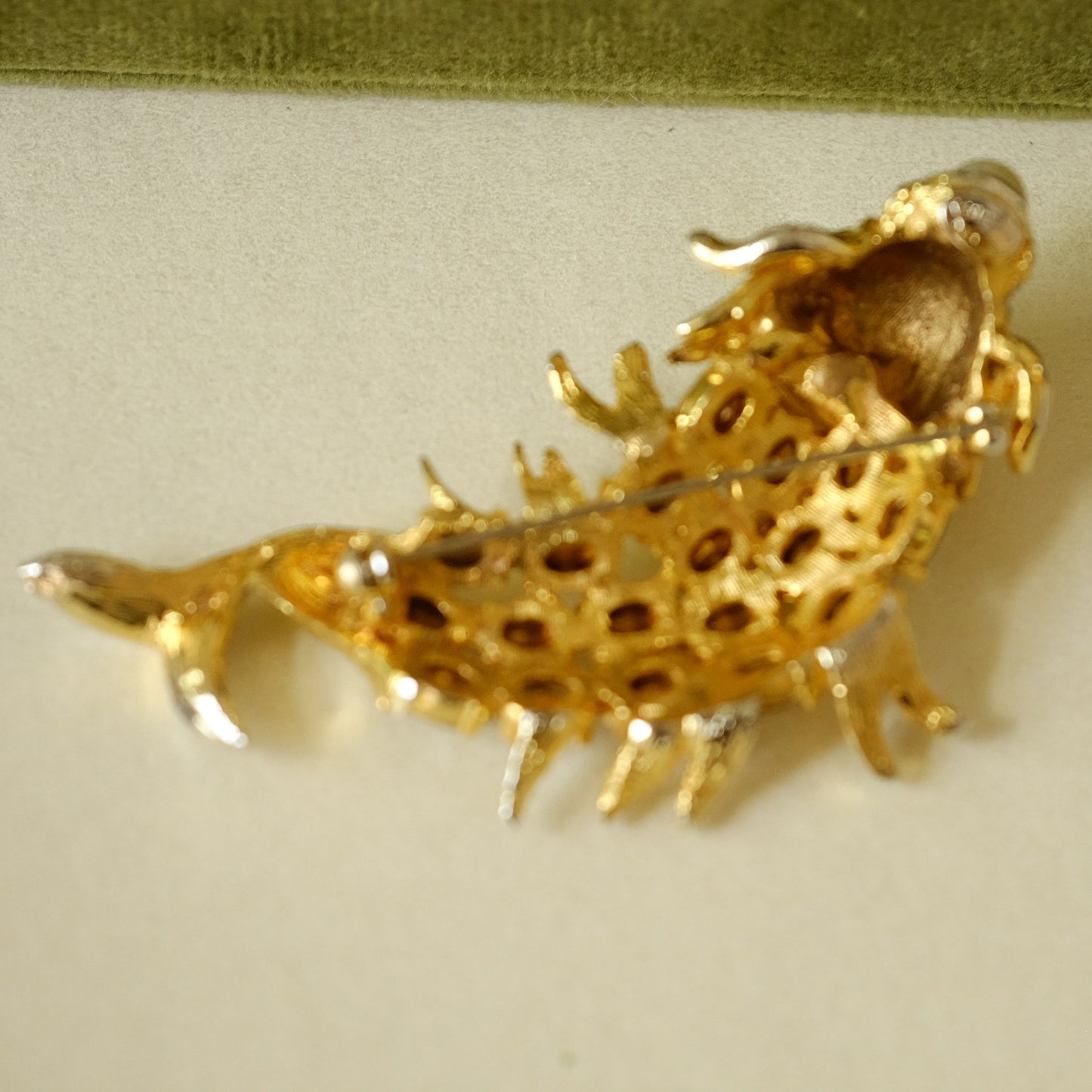 Kenneth Jay Lane Fantasy Animal Fish Brooch 1967