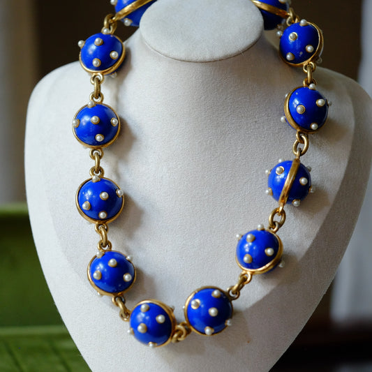 Vintage French Designer Necklace 1950s