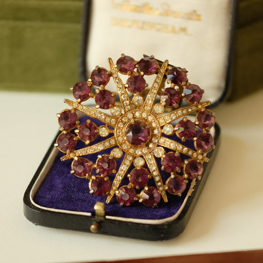 Eisenberg Original Round Star Dress Clip 1940s