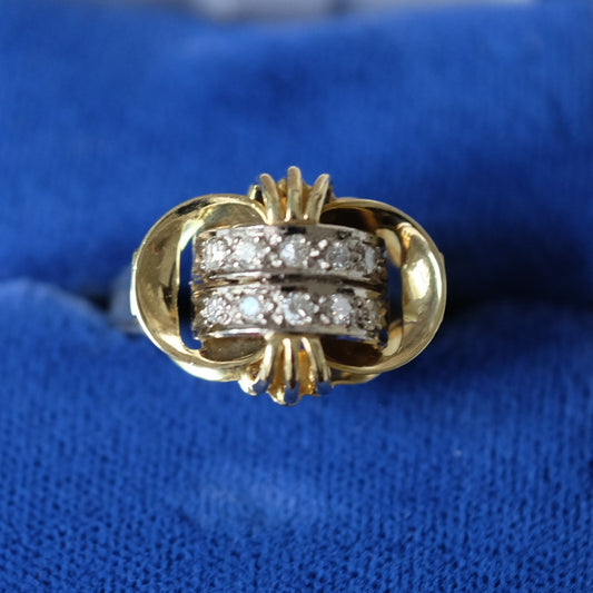 Vintage 14K Gold and Diamond Ring