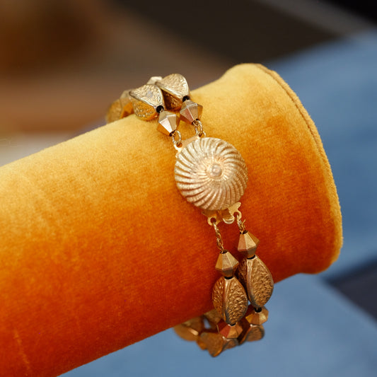 Vintage Double Strand Coro Bracelet 1940s