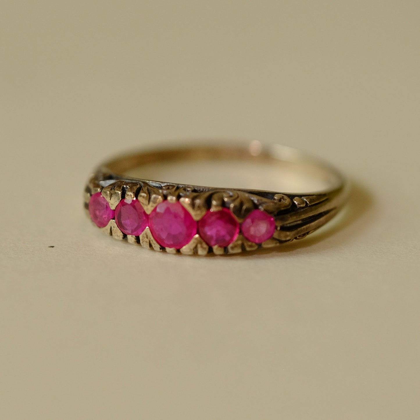 Victorian Sterling Silver Ring 1890s