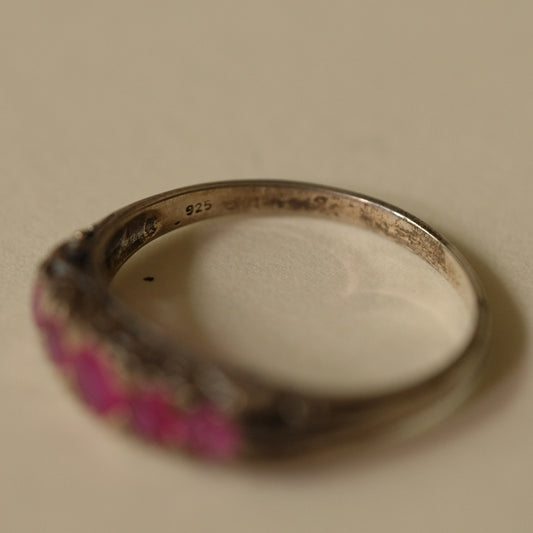 Victorian Sterling Silver Ring 1890s