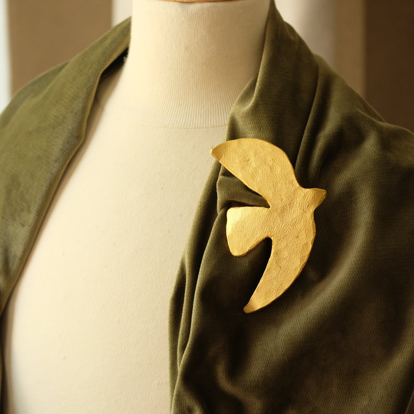Cecile Jeanne Paris Dove Brooch