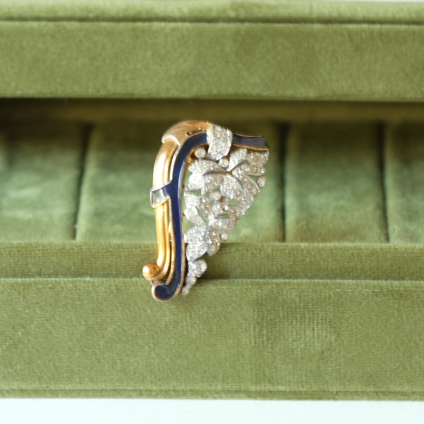 Vintage Trifari Alfred Philippe Princess Eugene Dress Clip 1940s