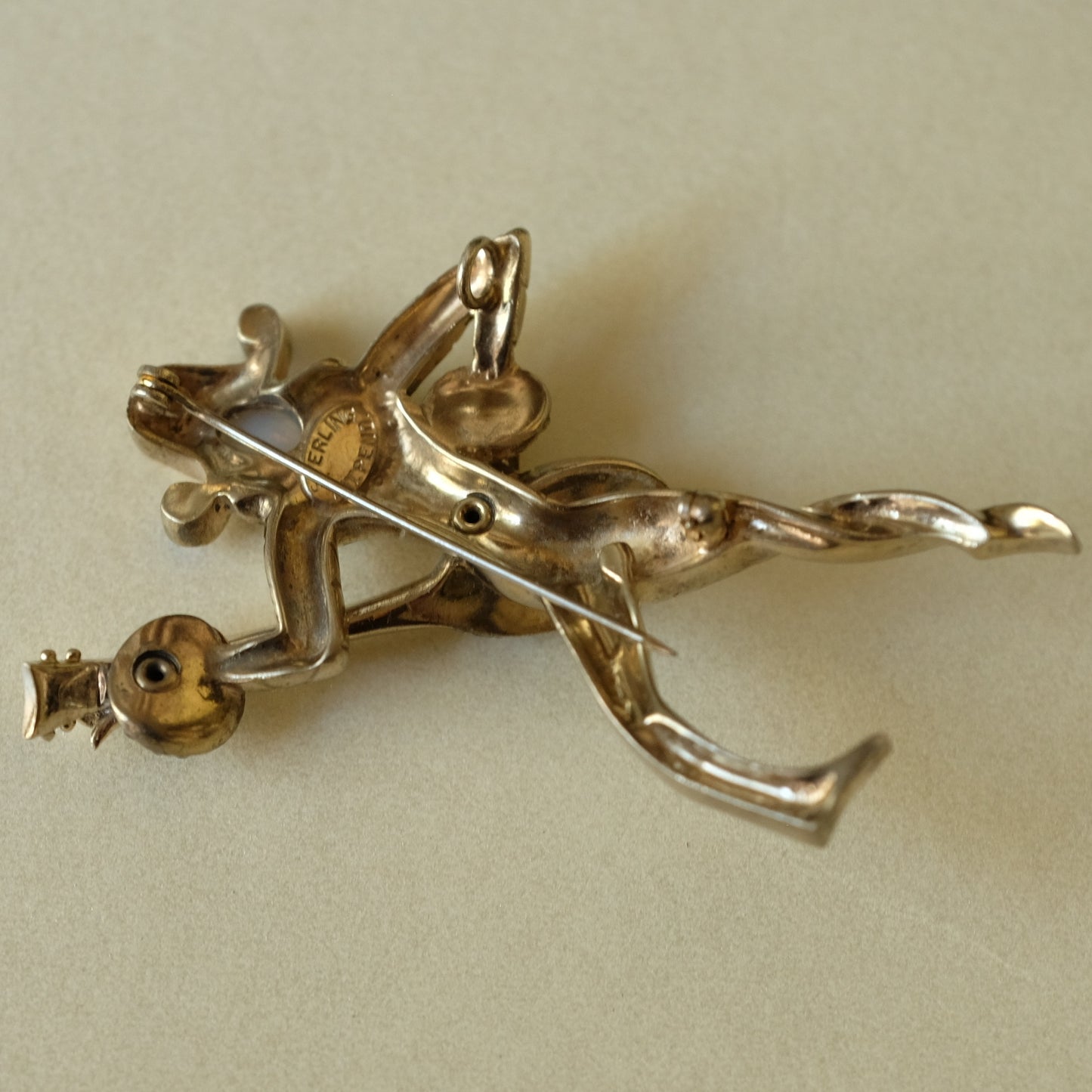 Vintage Mandle "Harlequin" Sterling Brooch