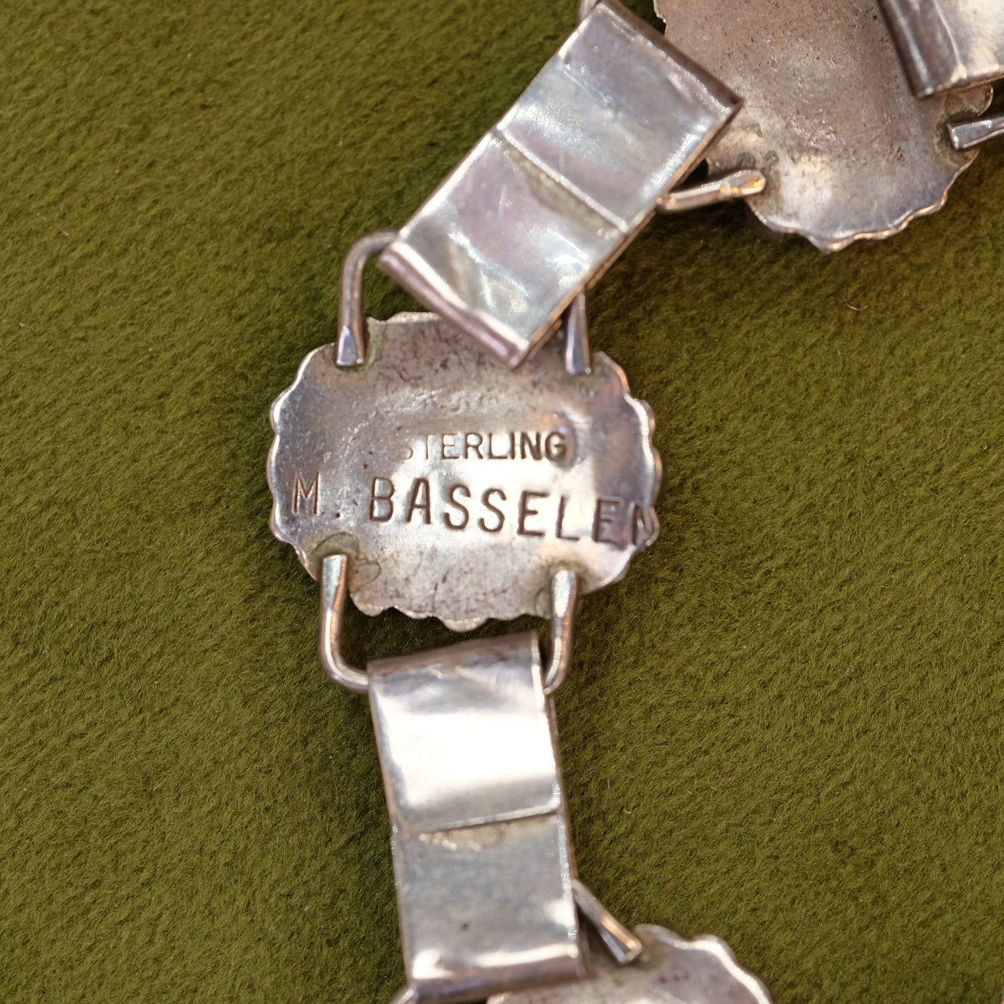 Native American Multi-Stone Silver Bracelet