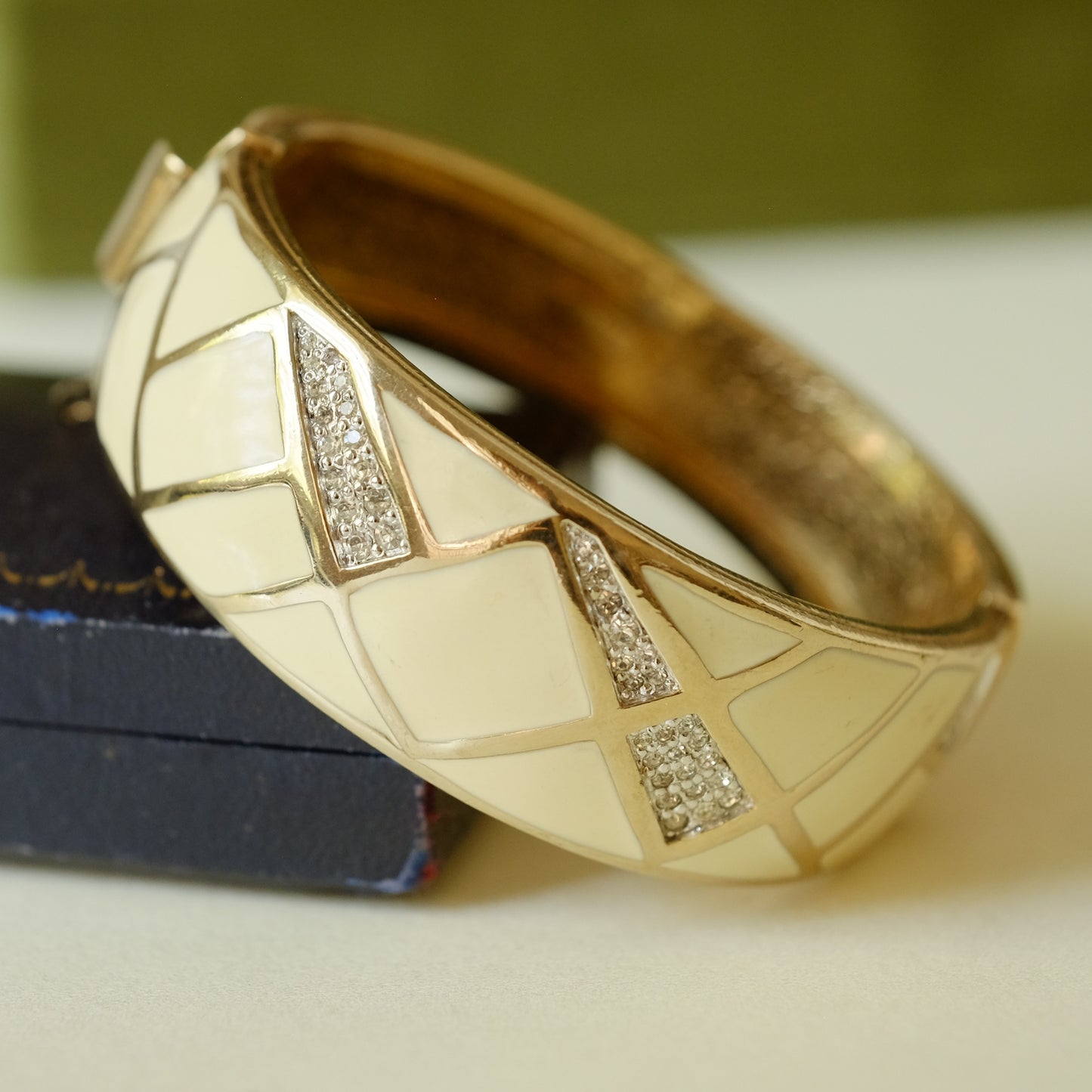 Vintage Panetta Enamel Bracelet 1960s