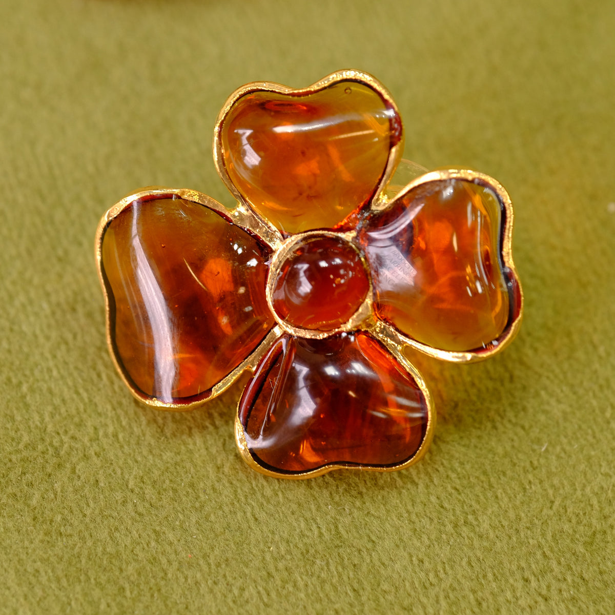 Amalfi Amber Pierced Earrings