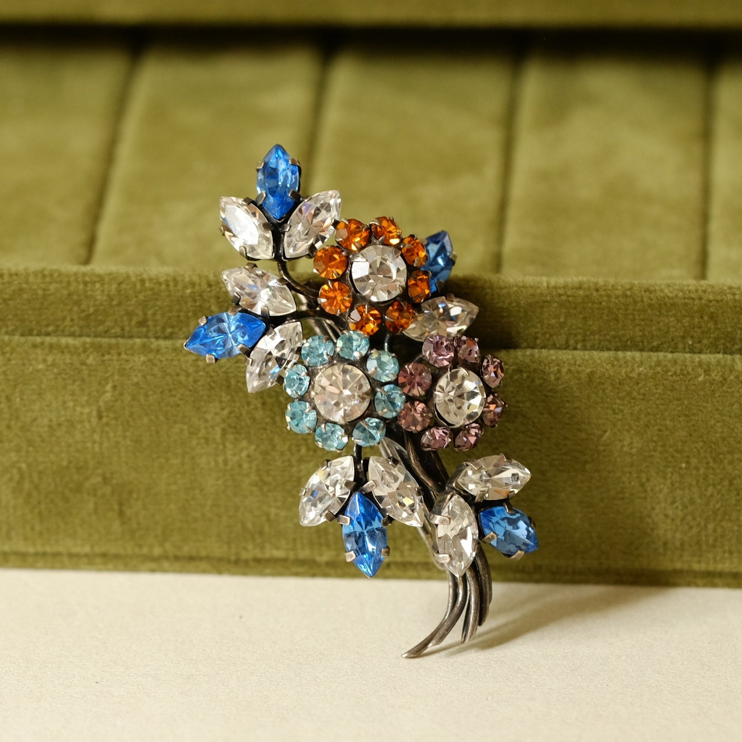 Roger Jean Pierre Flower Brooch 1950s