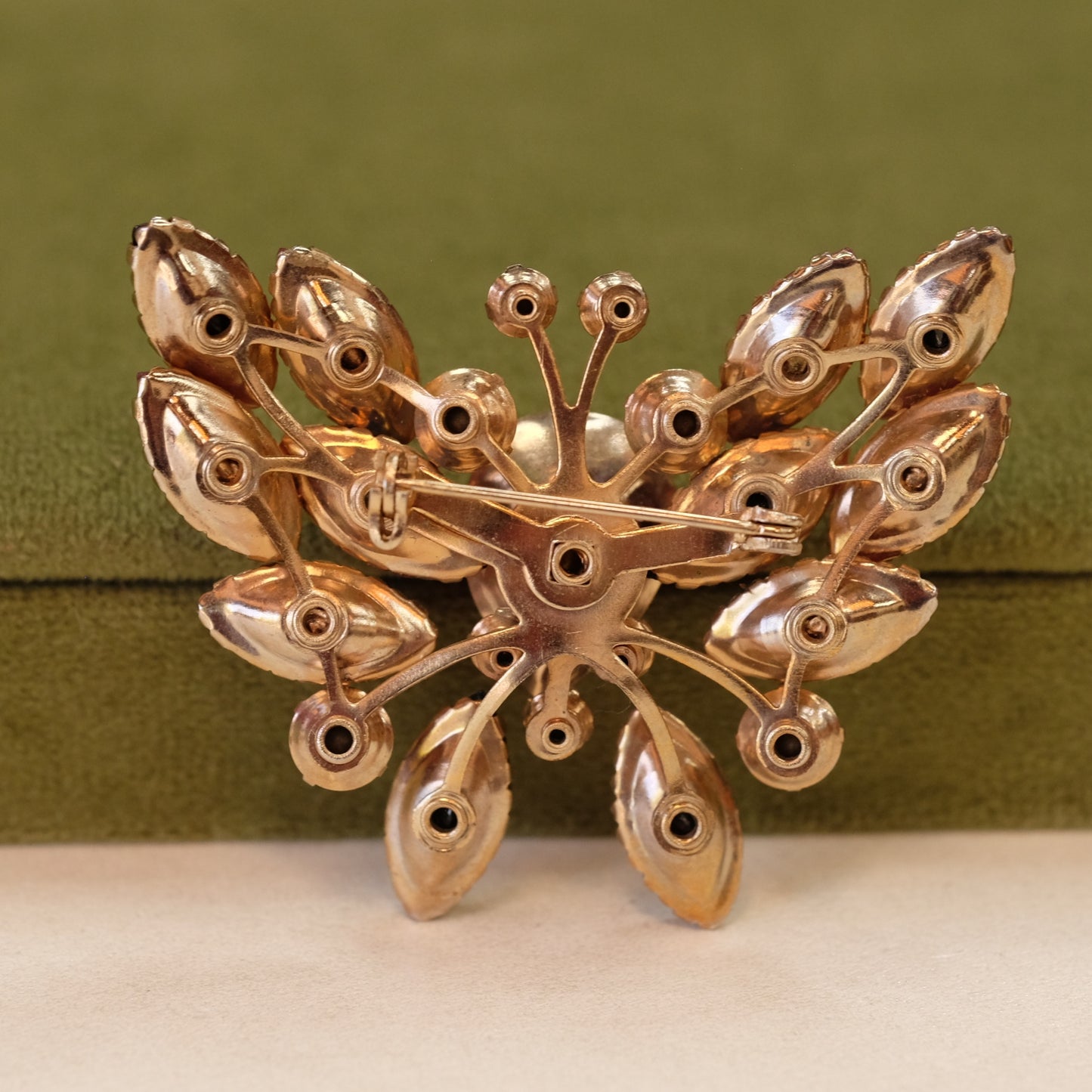 1950's Pink Butterfly Pin