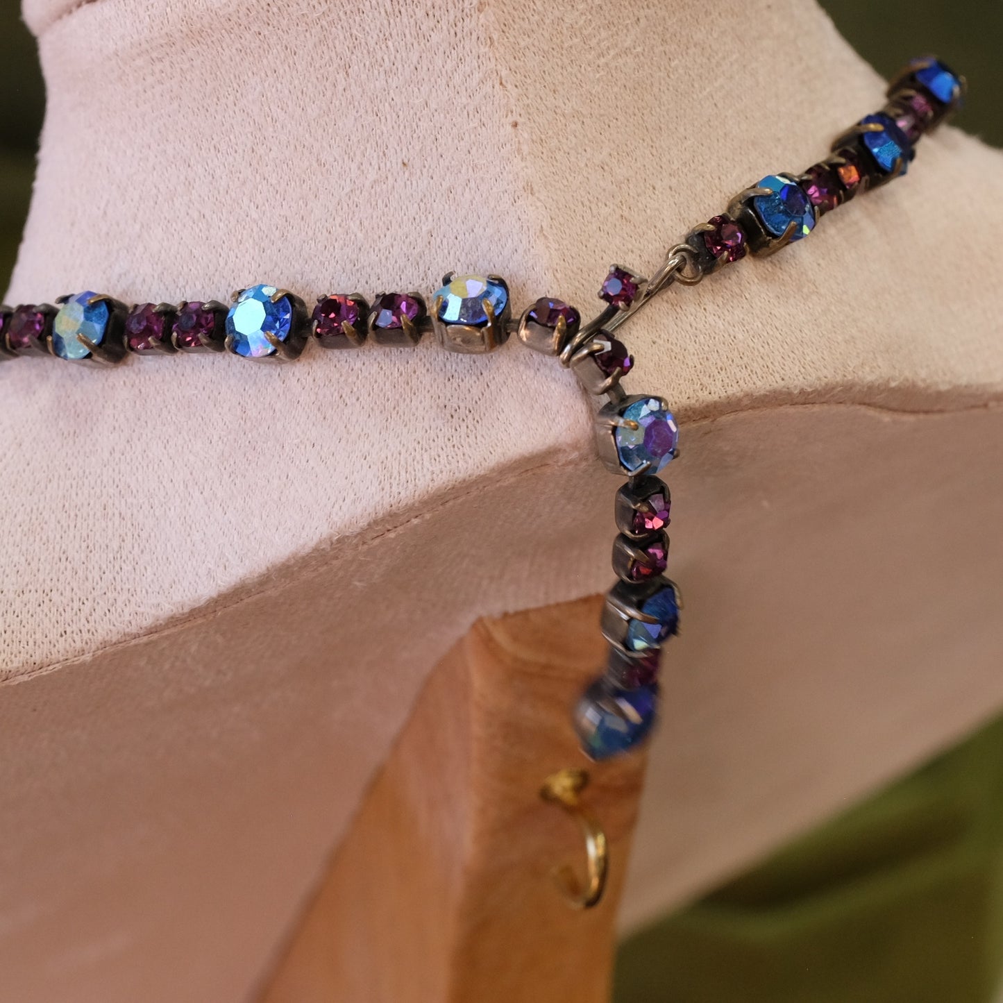 Vintage Czech Necklace and Bracelet Set 1950s