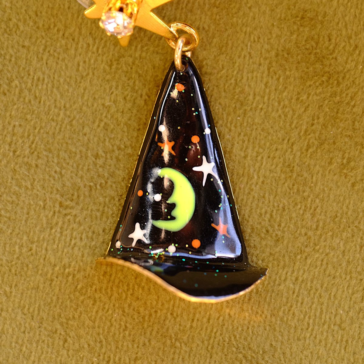 Vintage Witch Earrings