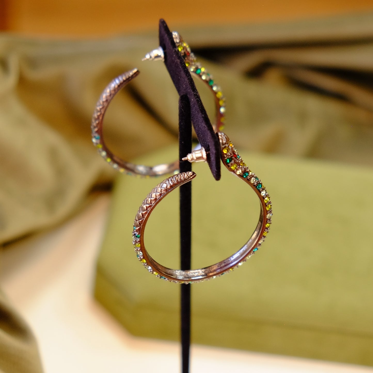 Kenneth Jay Lane Snake Earrings
