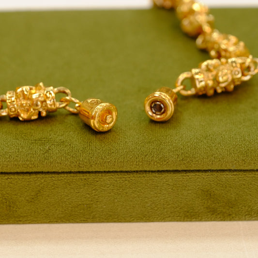 Vintage St. John Link Necklace 1990s