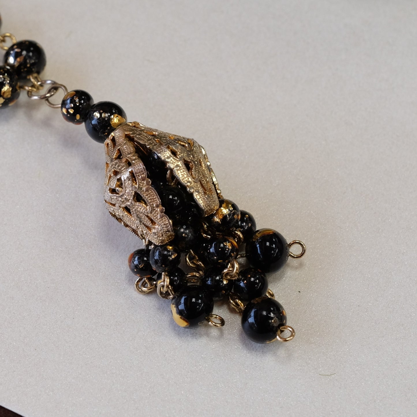 Vintage Judy Lee Tassel Necklace 1960s