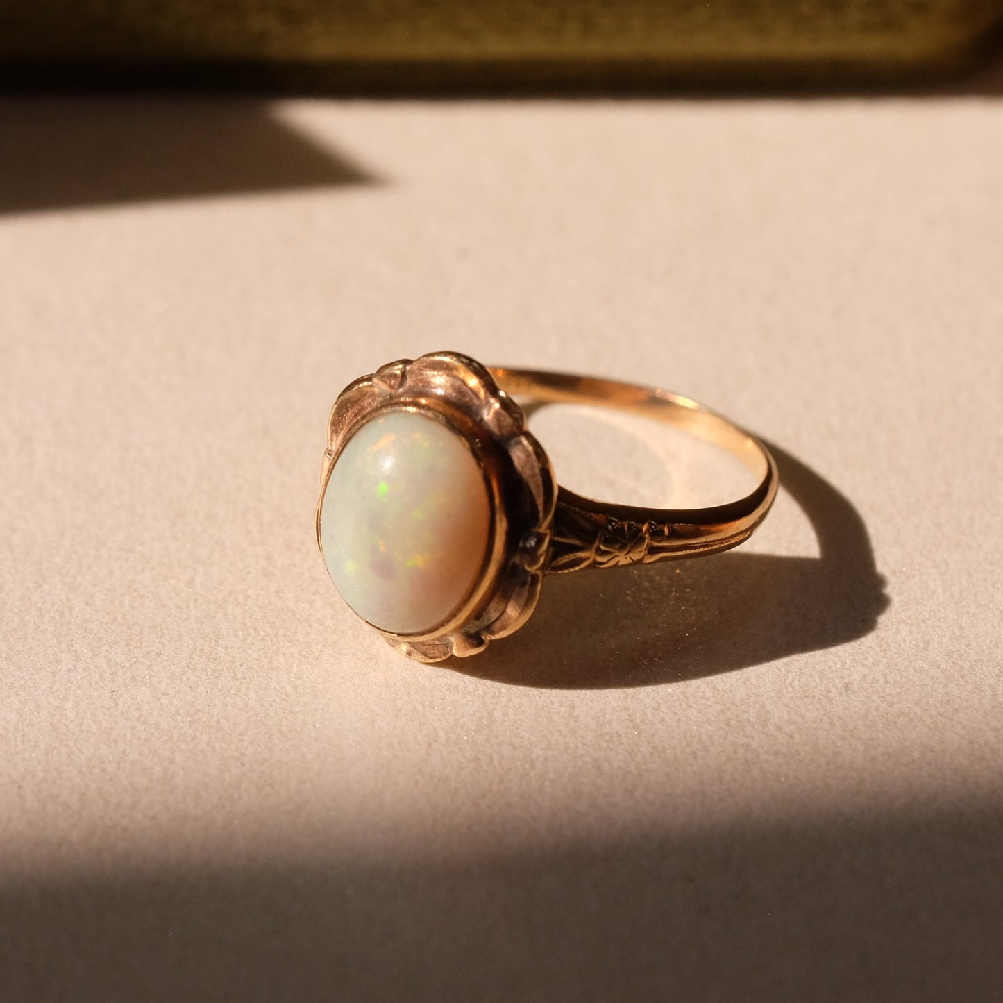 10K Gold Opal Ring