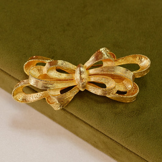 Vintage Givenchy Bow Brooch 1990s