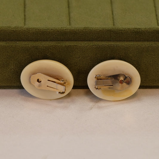 Art Deco Lucite Earrings 1920s