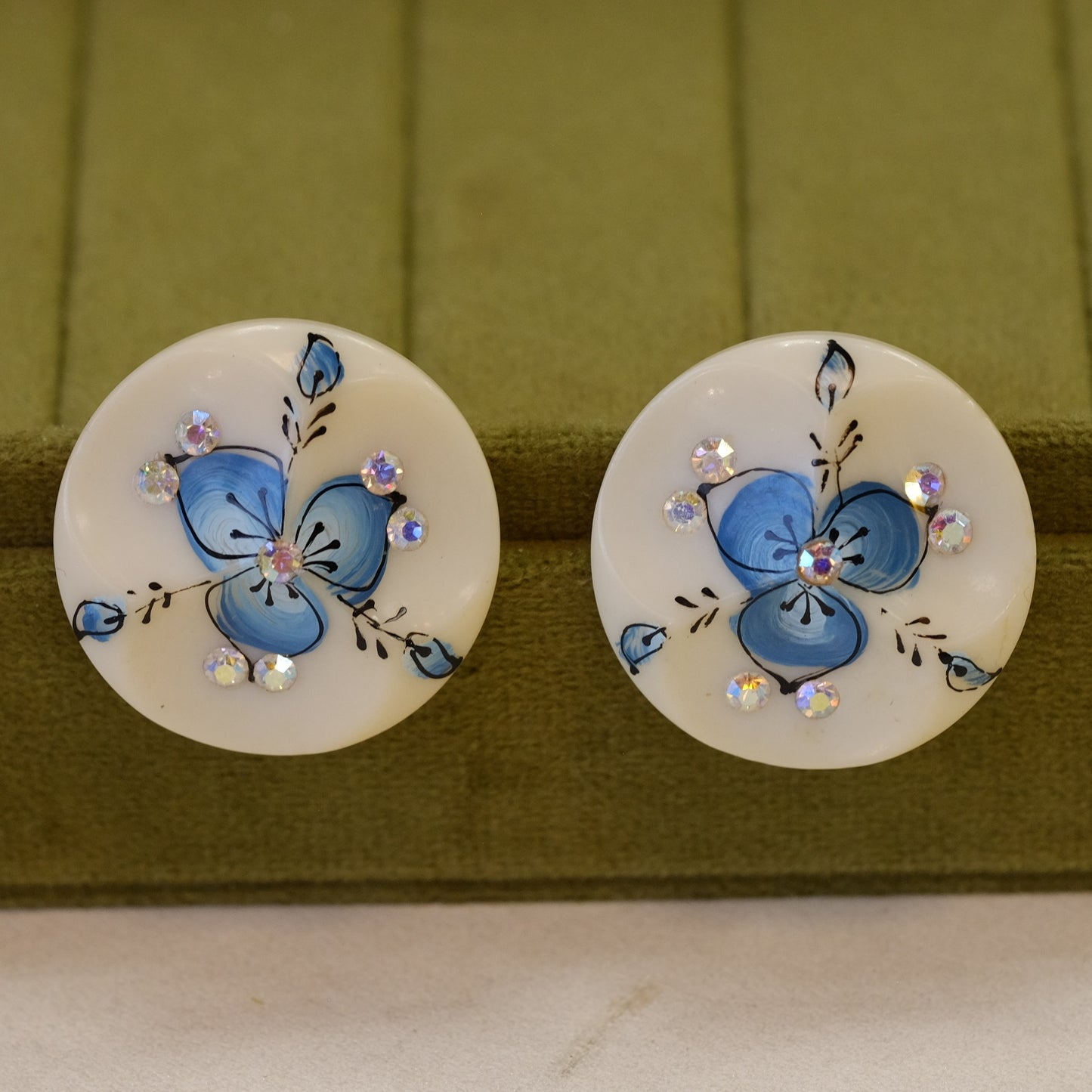 Art Deco Lucite Earrings 1920s
