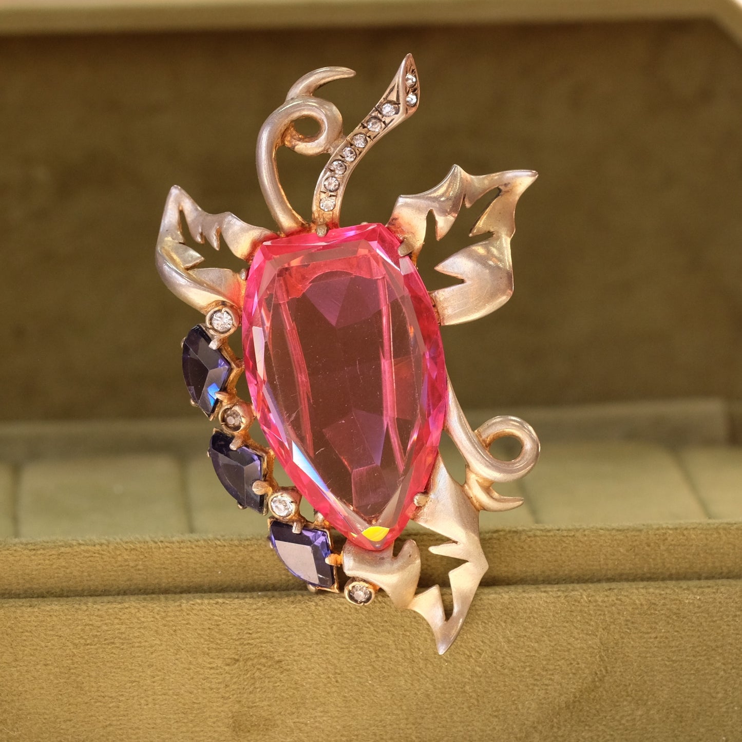 Eisenberg Sterling Berry Fur Clip 1940s