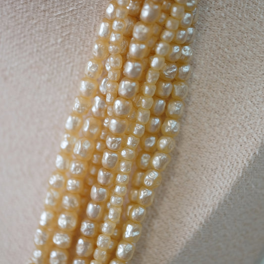 Rare Miriam Haskell 10 Strand Freshwater Pearl necklace