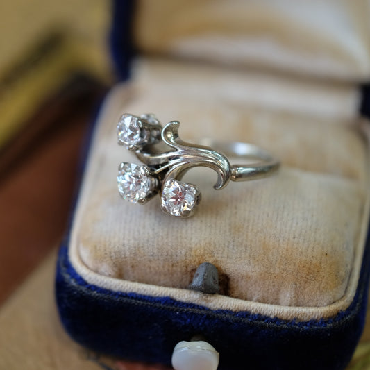18K White Gold 1.04 ct Diamond Ring