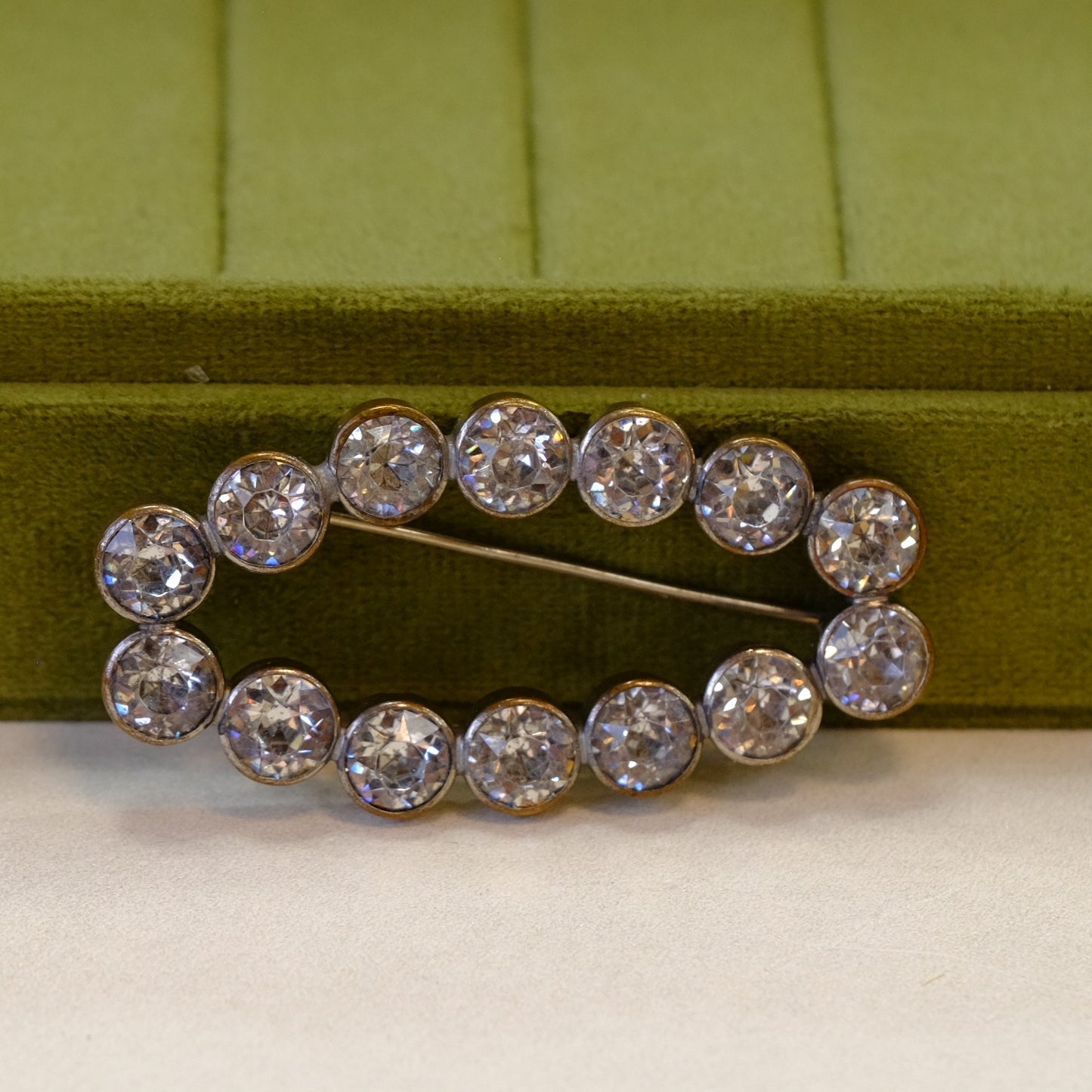 Large Paste Brooch 1930s