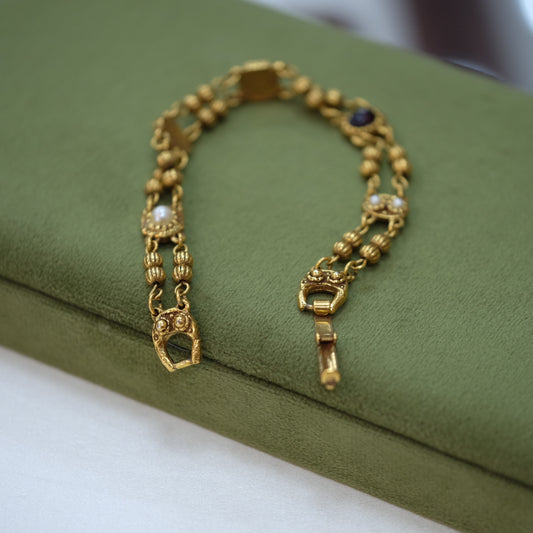 Vintage Victorian Revival Bracelet 1970s