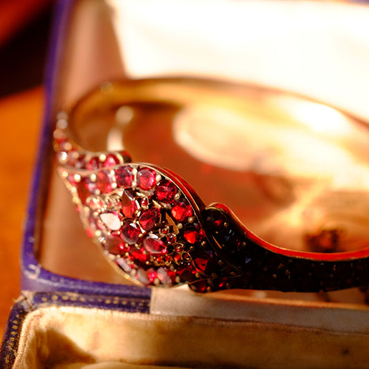 Antique Victorian Garnet Bracelet
