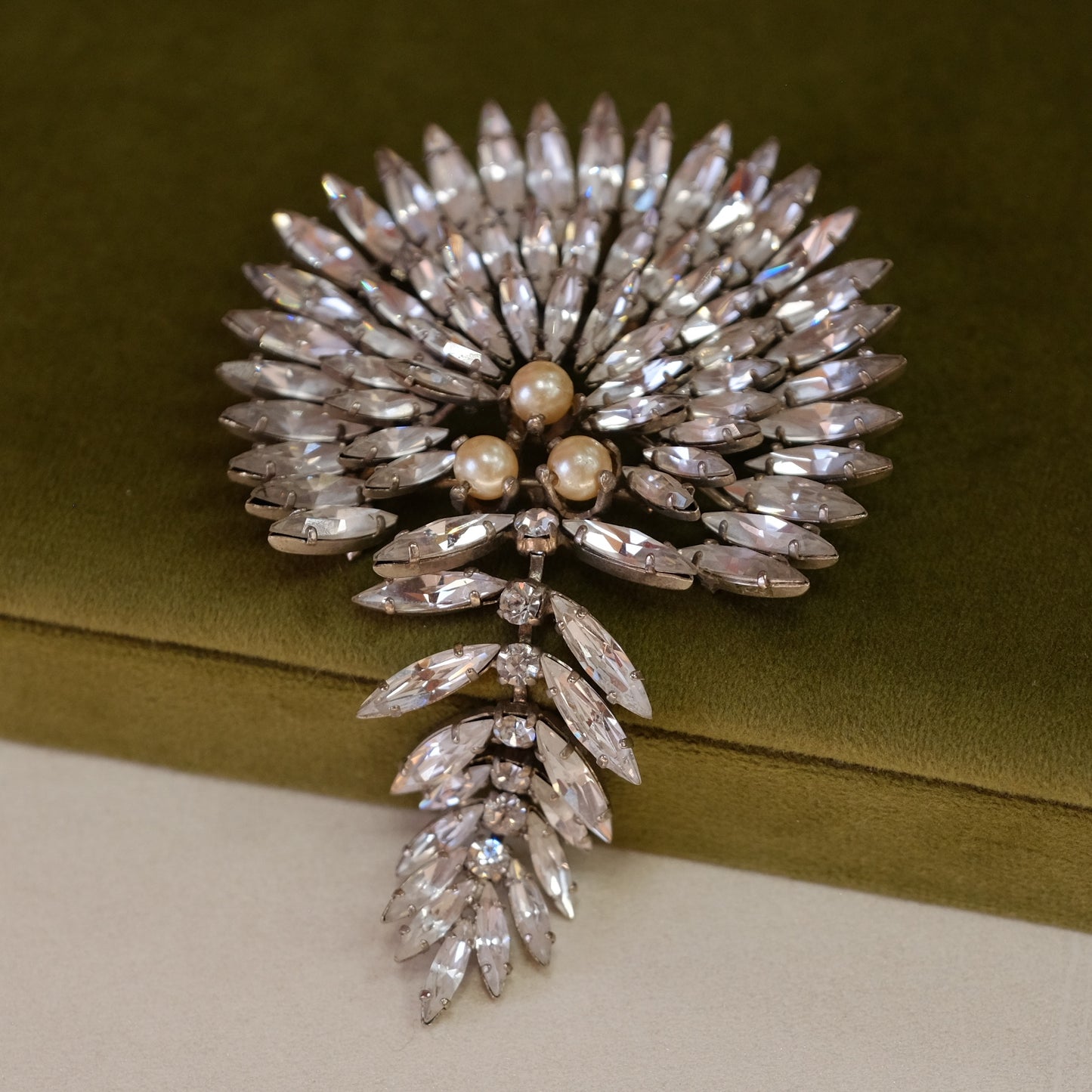 Roger Jean Pierre Cascade Brooch 1950s