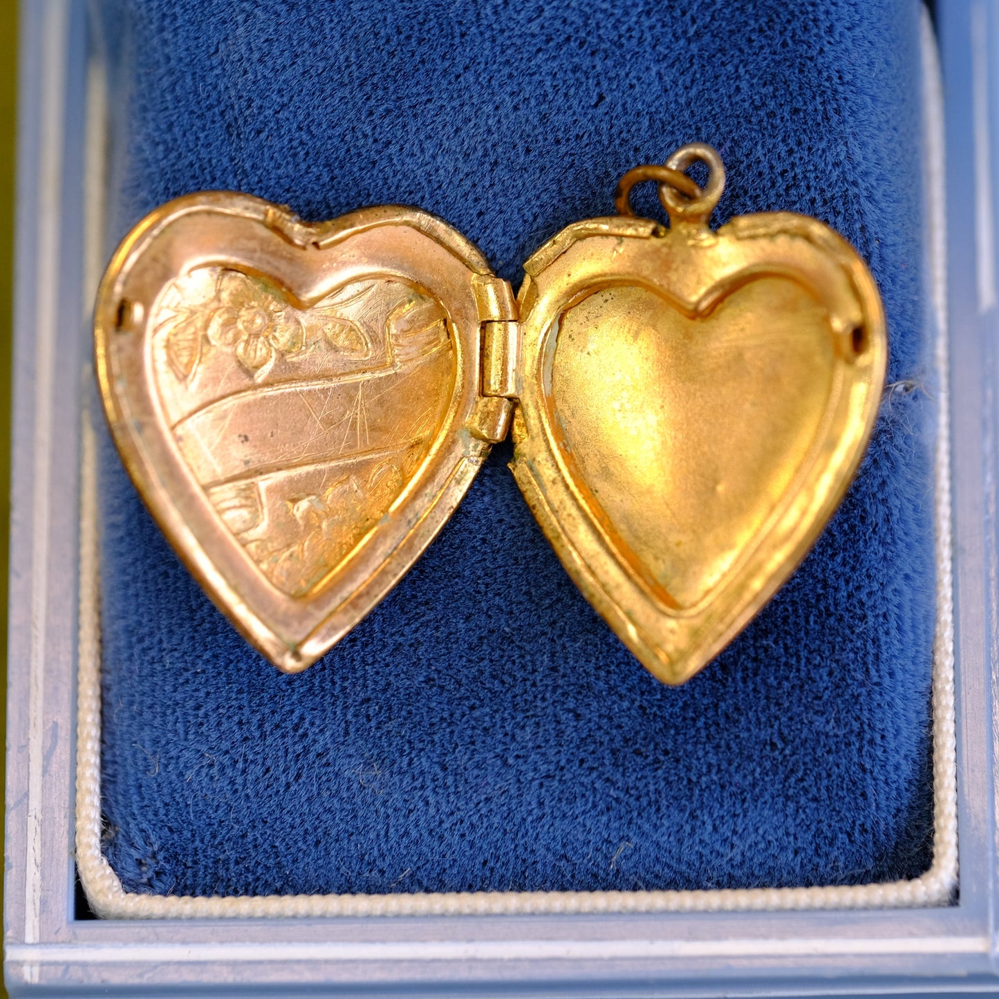 Gold Filled Heart Locket with Plaque