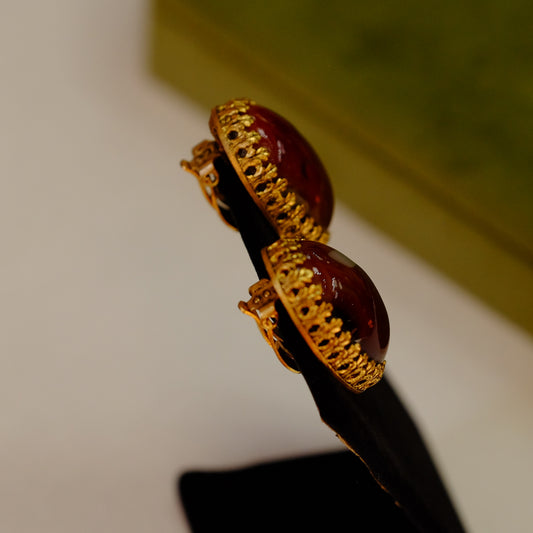 Roger Scemama for YSL Couture Earrings 1970s