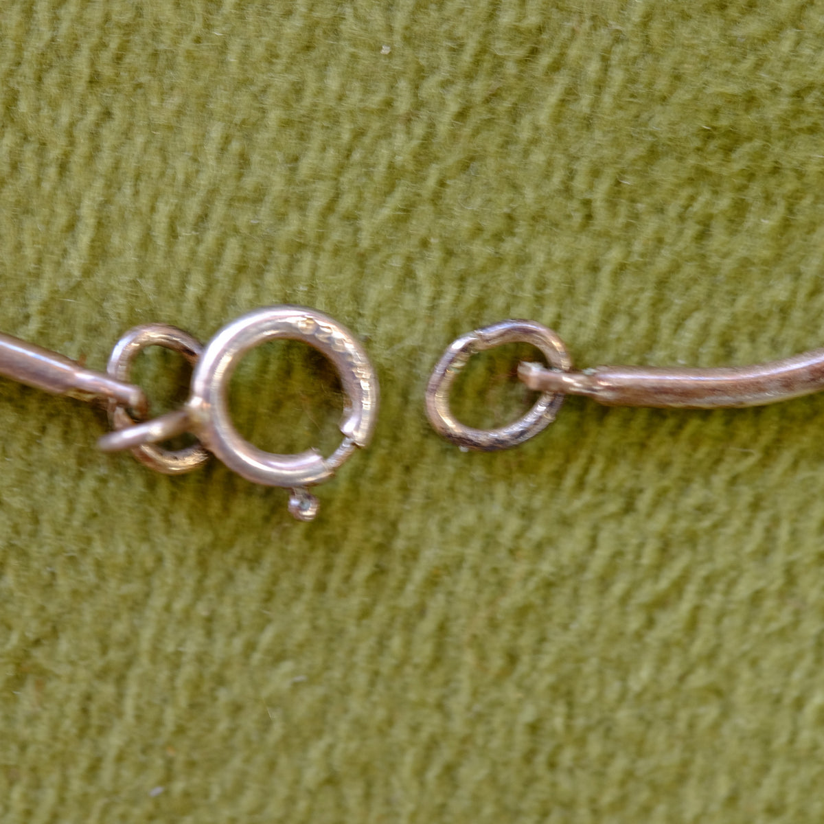 Silver Garnet Dangle Necklace