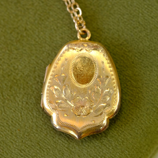 Ornate Gold Filled Locket