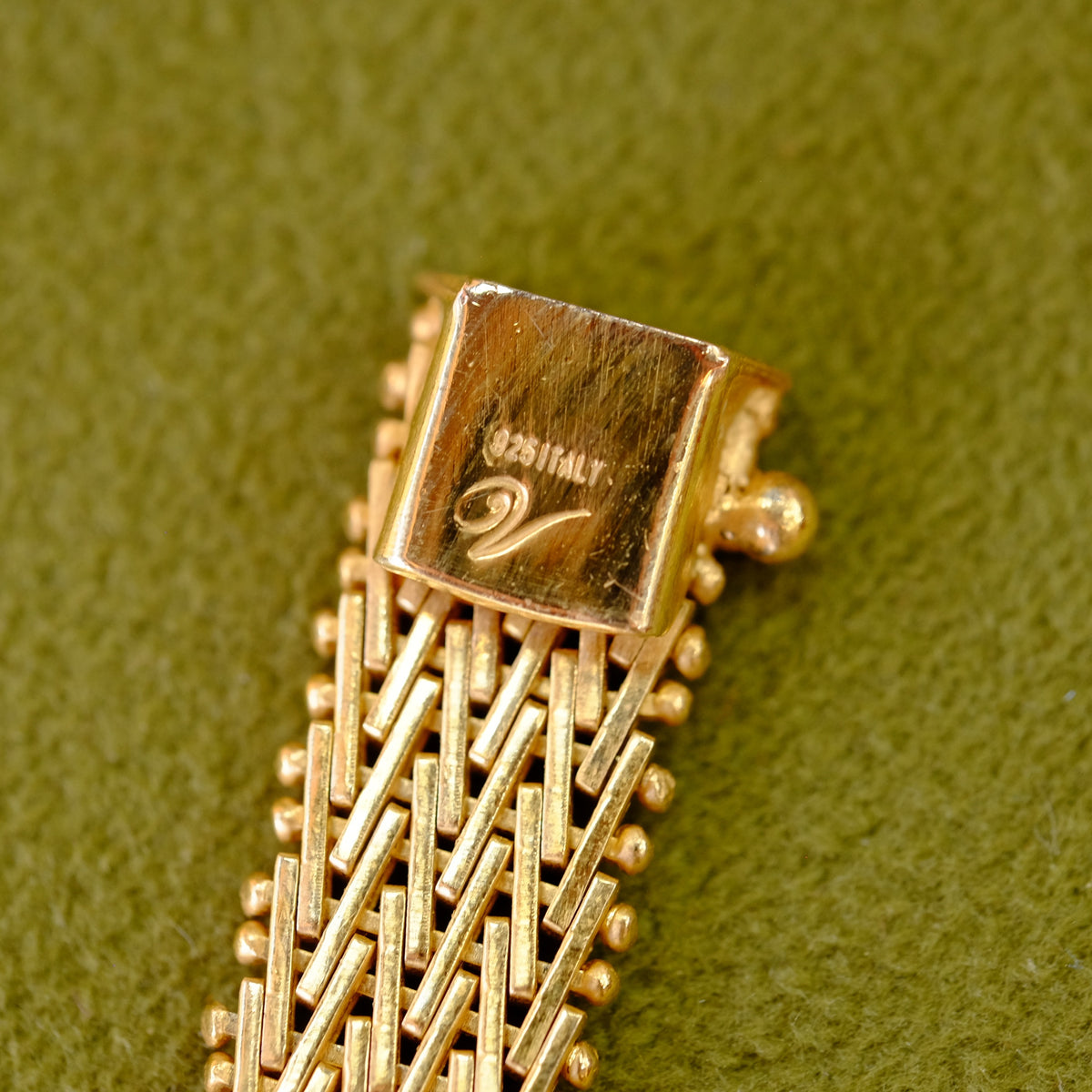 Gold Plated Italy 925 Bracelet