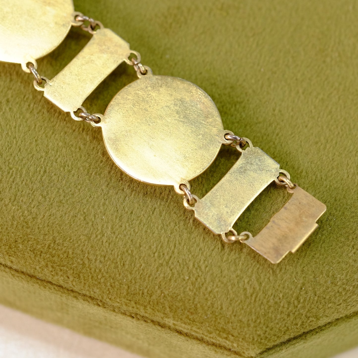 Antique Gold filled Byzantine Bracelet