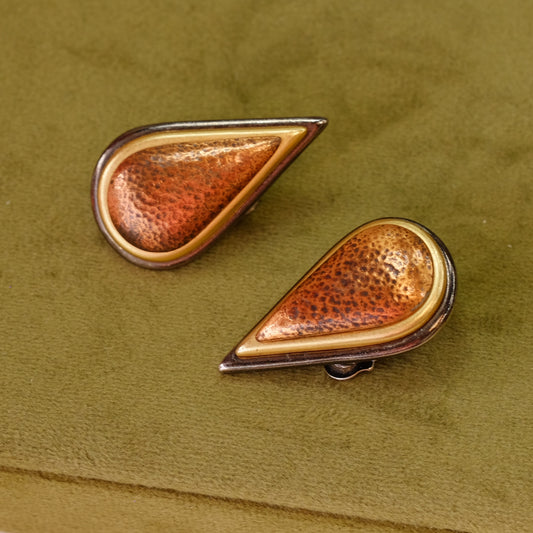 Vintage Yves Saint Laurent Drop Earrings 1990s