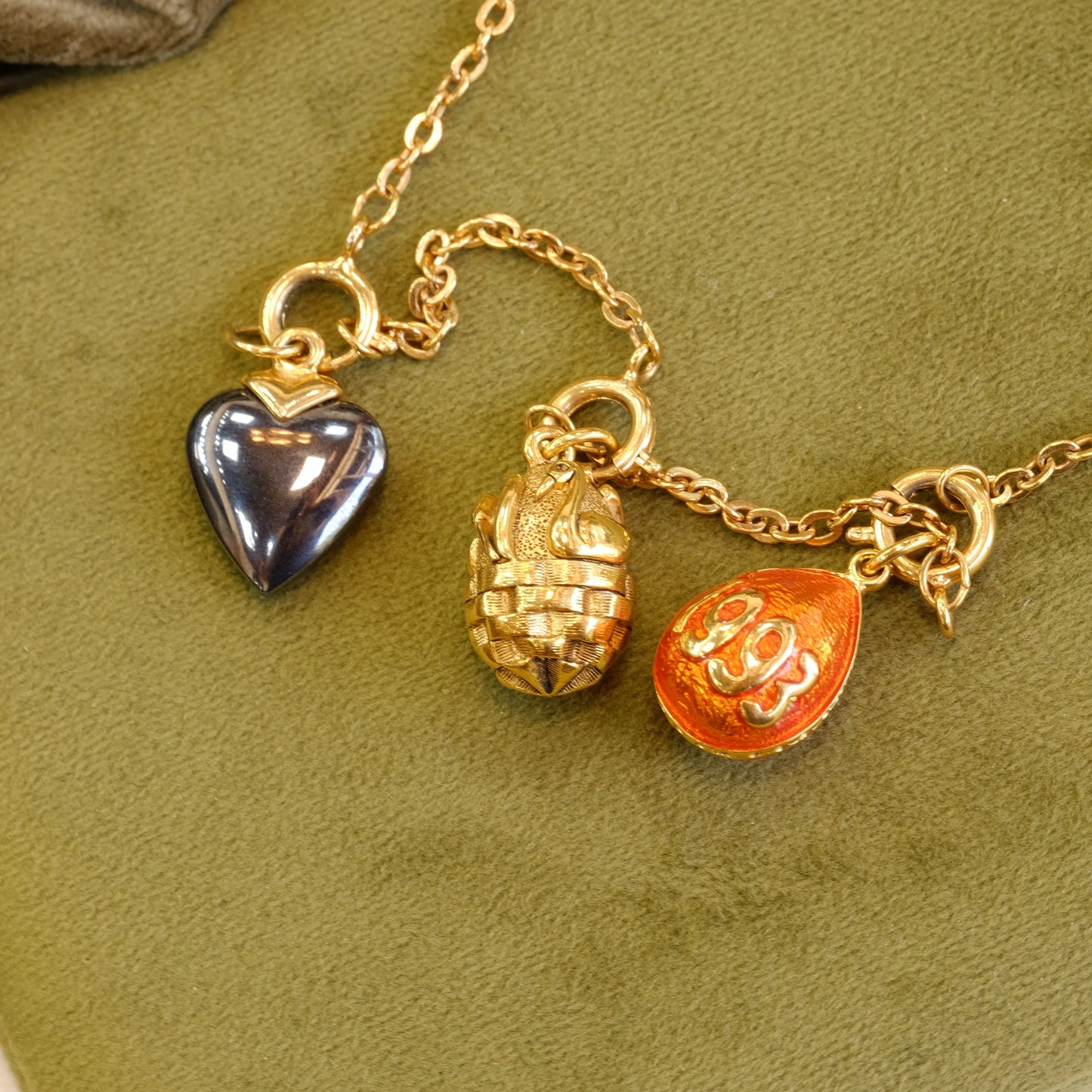 Joan Rivers Egg Charm Necklace