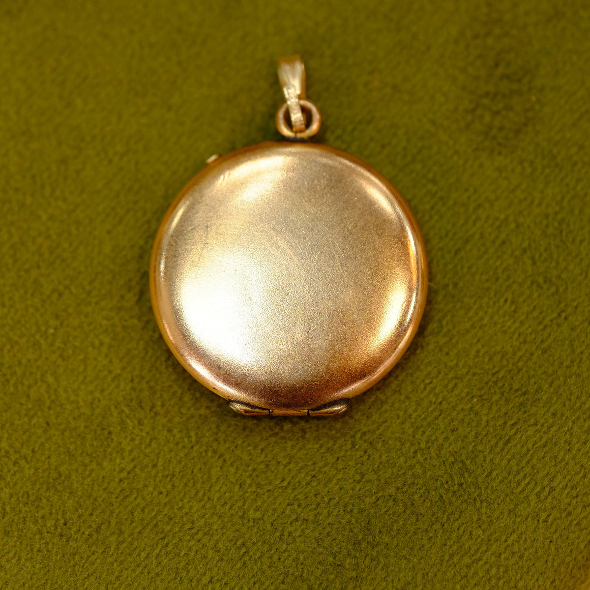 14k Gold-filled Round Locket with Initials
