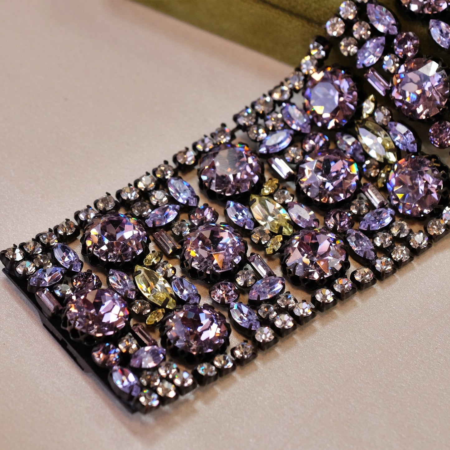 Vintage Hobe Wide Bracelet 1950s