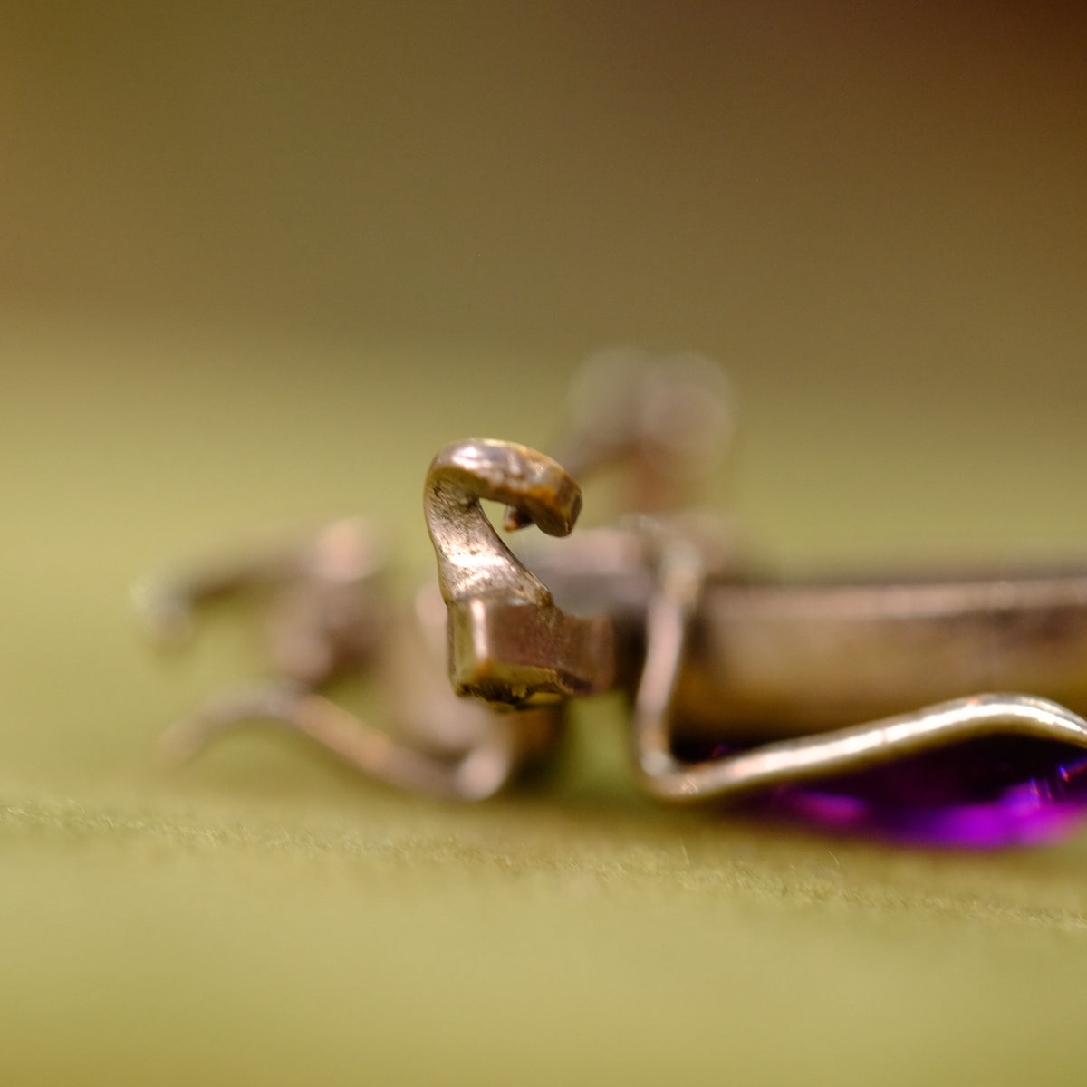 Antique Sterling Beetle Pin
