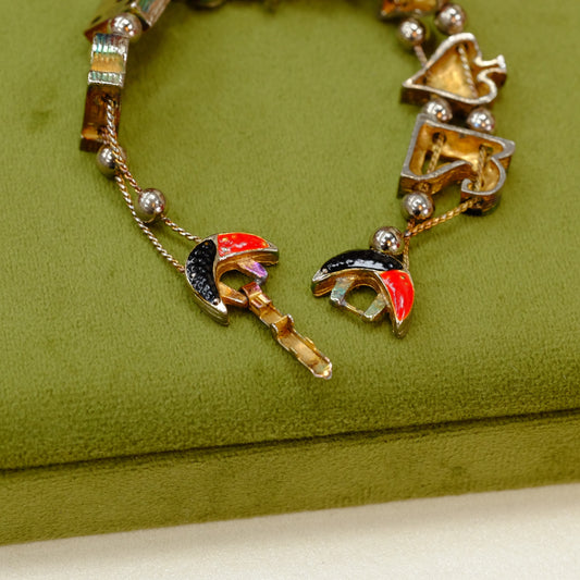 Vintage Slider Las Vegas Bracelet 1970s