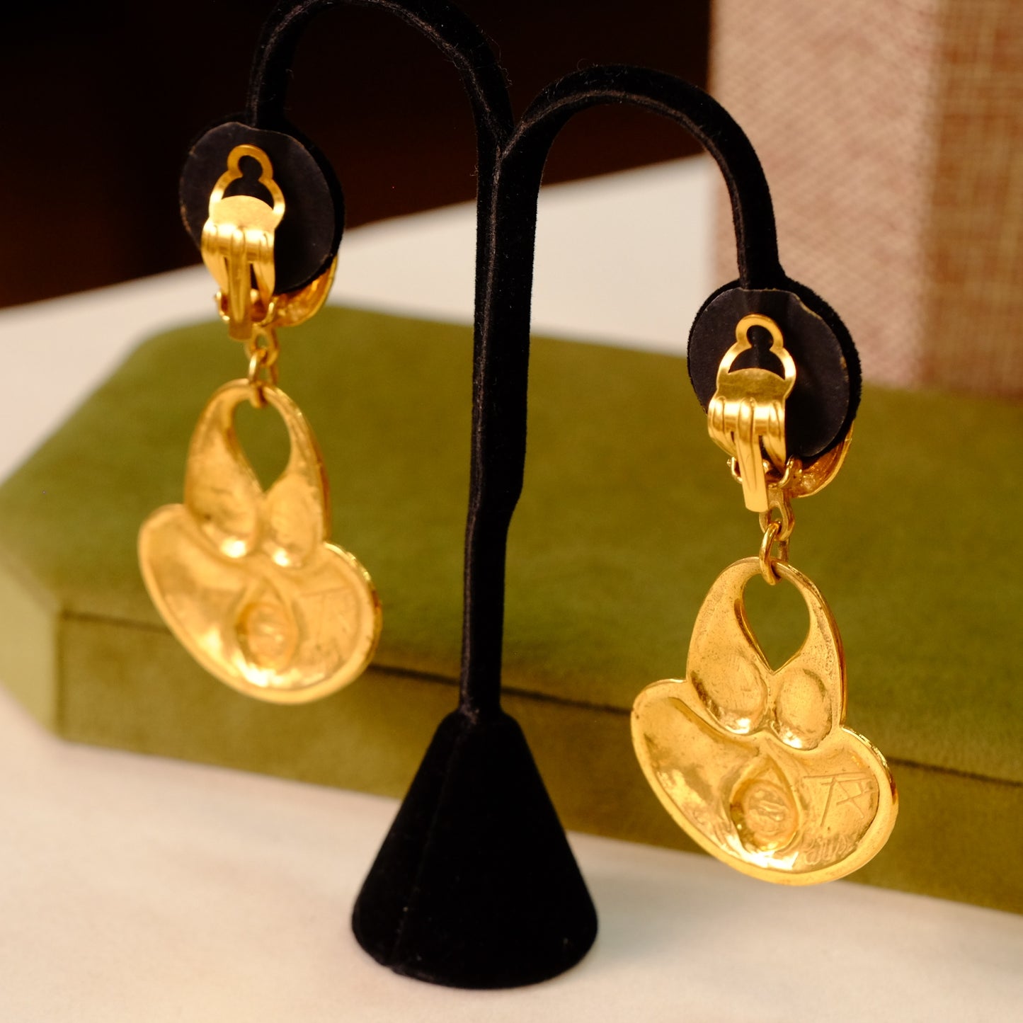 Vintage French Designer Earrings 1980s