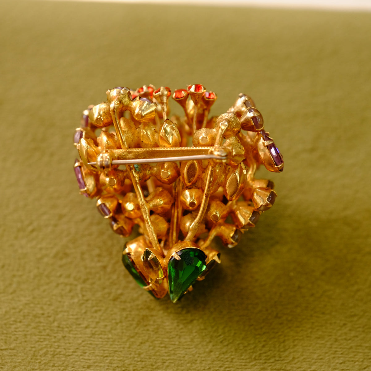 Unusual Flower Brooch 1950s