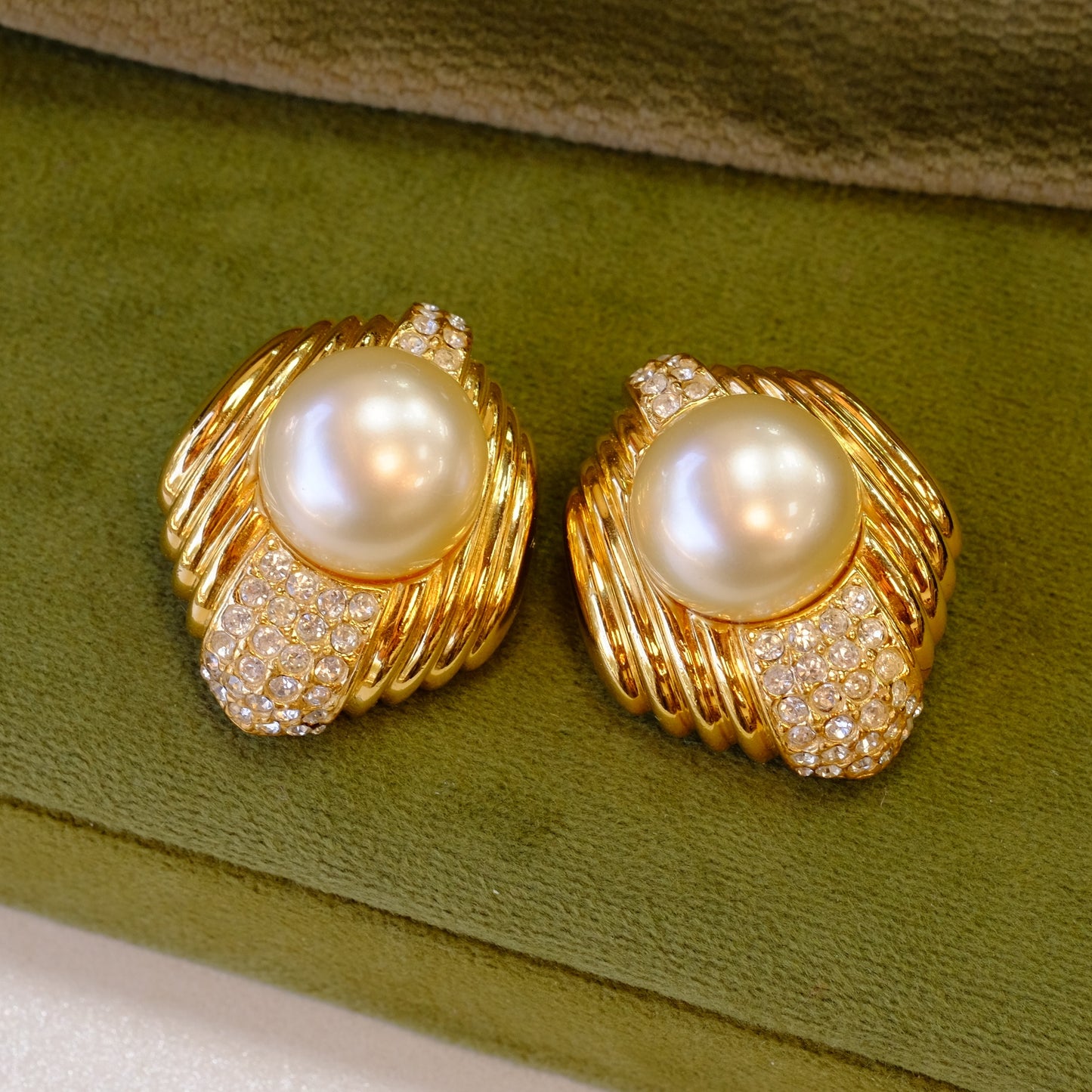 Vintage Ciner Statement Earrings 1980s